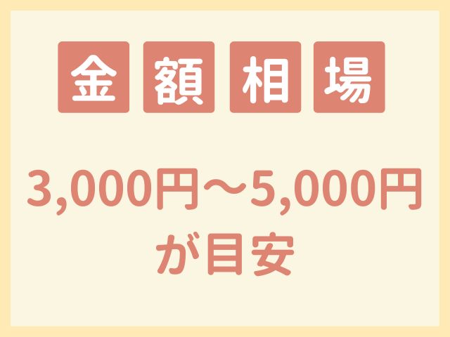 お年賀の金額相場は3000円～5000円が目安